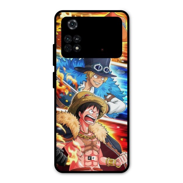 Pirate Brothers Metal Back Case for Poco M4 Pro 4G