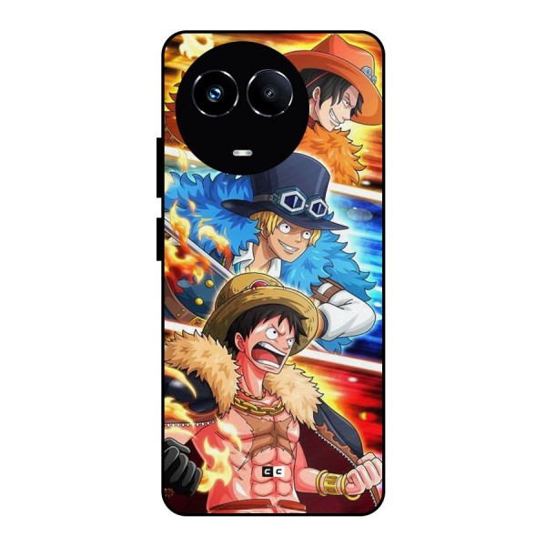 Pirate Brothers Metal Back Case for Realme 11X