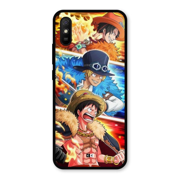 Pirate Brothers Metal Back Case for Redmi 9i