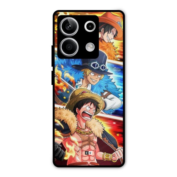 Pirate Brothers Metal Back Case for Redmi Note 13 5G