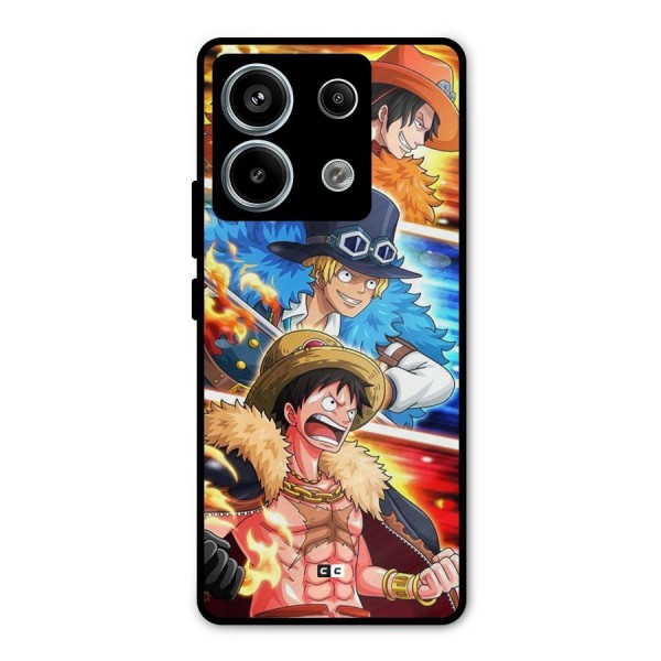 Pirate Brothers Metal Back Case for Redmi Note 13 Pro 5G