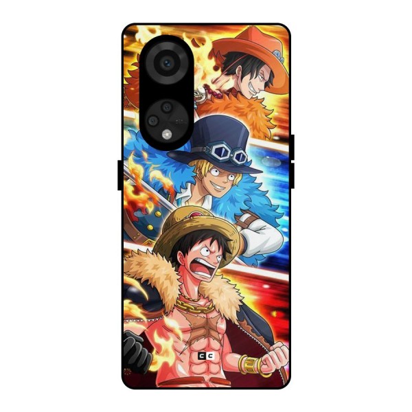 Pirate Brothers Metal Back Case for Reno8 T 5G