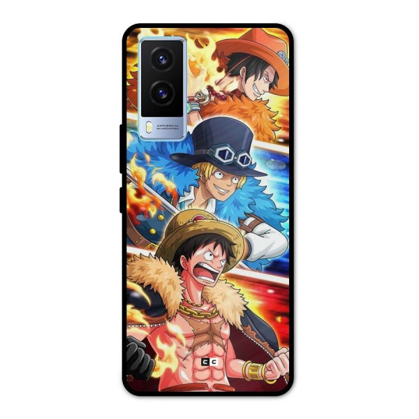 Pirate Brothers Metal Back Case for Vivo V21e 5G