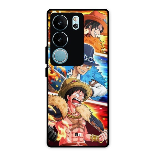 Pirate Brothers Metal Back Case for Vivo V29 Pro