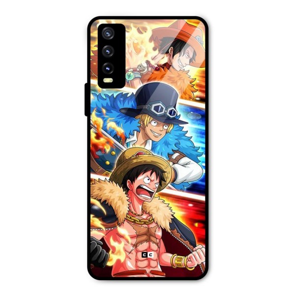 Pirate Brothers Metal Back Case for Vivo Y20 2021