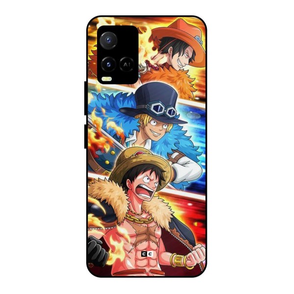 Pirate Brothers Metal Back Case for Vivo Y21A