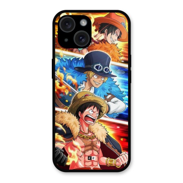 Pirate Brothers Metal Back Case for iPhone 15