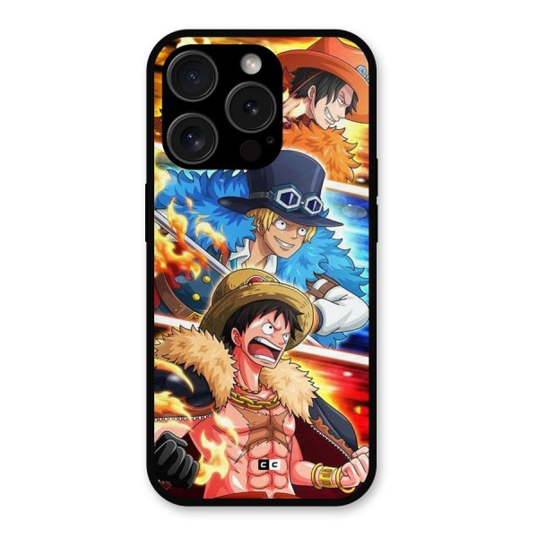 Pirate Brothers Metal Back Case for iPhone 15 Pro