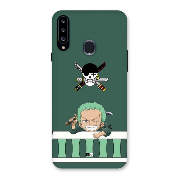 Pirate Hunter Zoro Back Case for Galaxy A20s