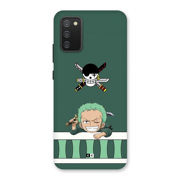 Pirate Hunter Zoro Back Case for Galaxy F02s