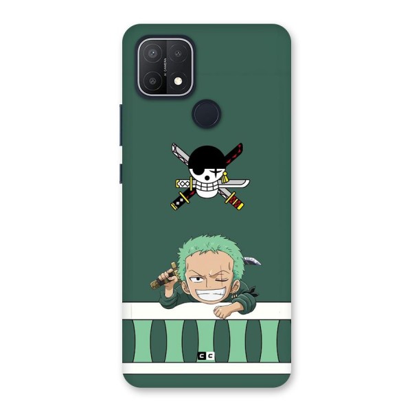 Pirate Hunter Zoro Back Case for Oppo A15s