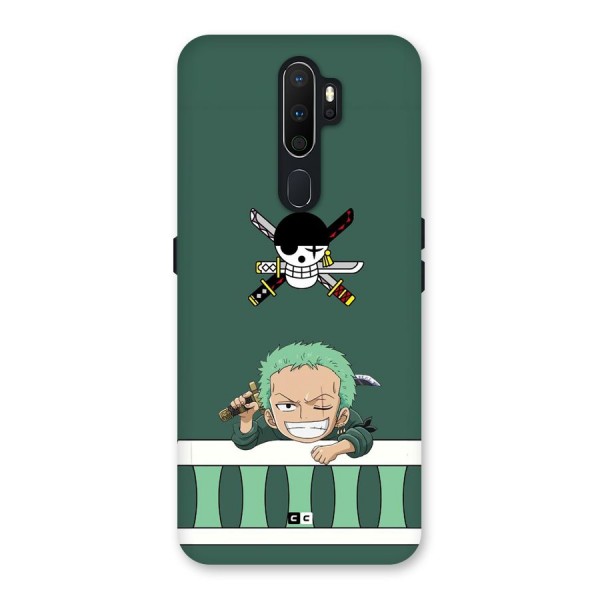 Pirate Hunter Zoro Back Case for Oppo A5 (2020)