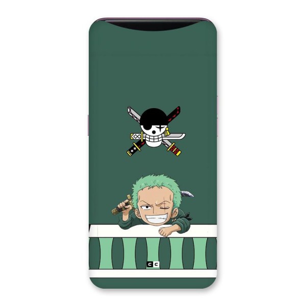 Pirate Hunter Zoro Back Case for Oppo Find X