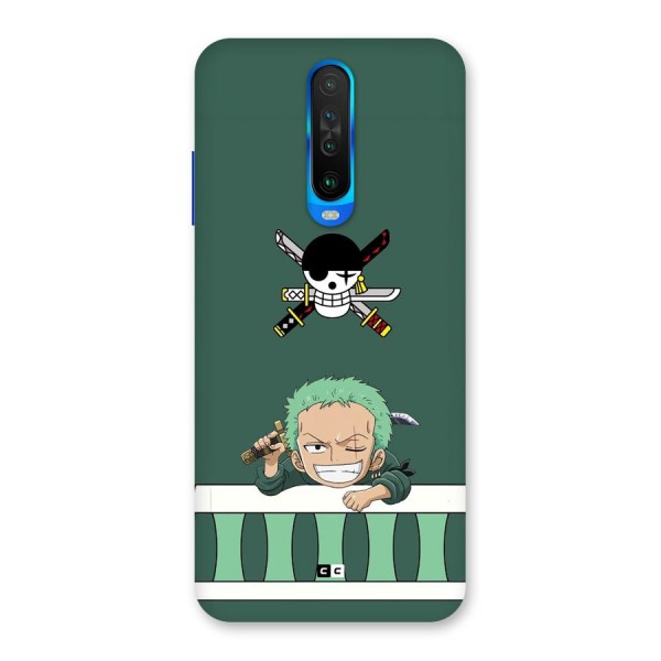 Pirate Hunter Zoro Back Case for Poco X2