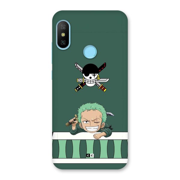 Pirate Hunter Zoro Back Case for Redmi 6 Pro