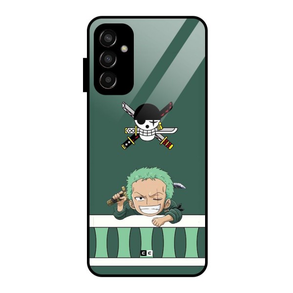 Pirate Hunter Zoro Glass Back Case for Galaxy F13