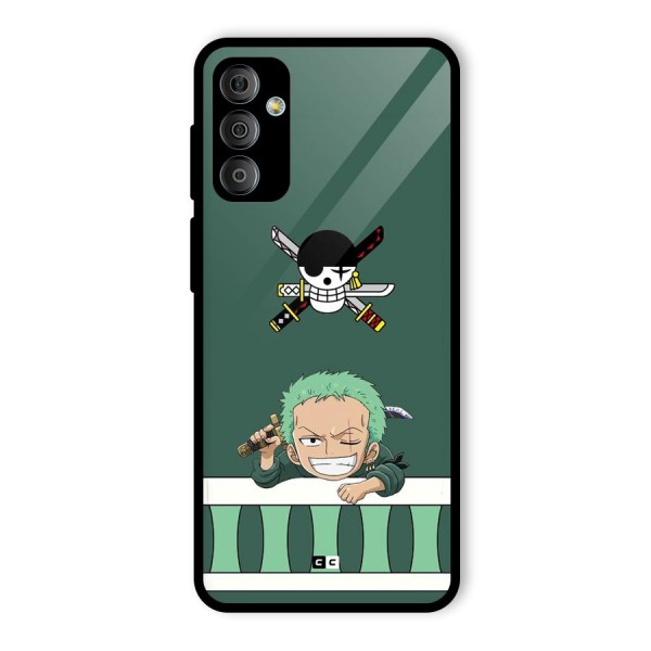 Pirate Hunter Zoro Glass Back Case for Galaxy F23