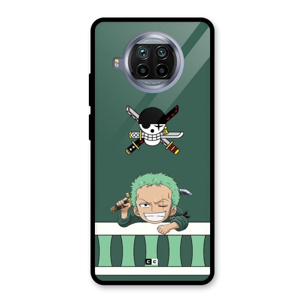 Pirate Hunter Zoro Glass Back Case for Mi 10i