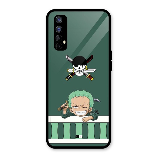 Pirate Hunter Zoro Glass Back Case for Realme 7