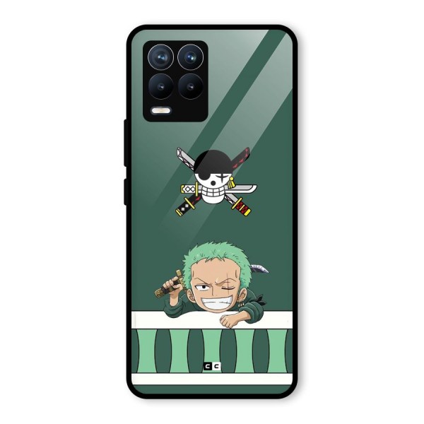 Pirate Hunter Zoro Glass Back Case for Realme 8