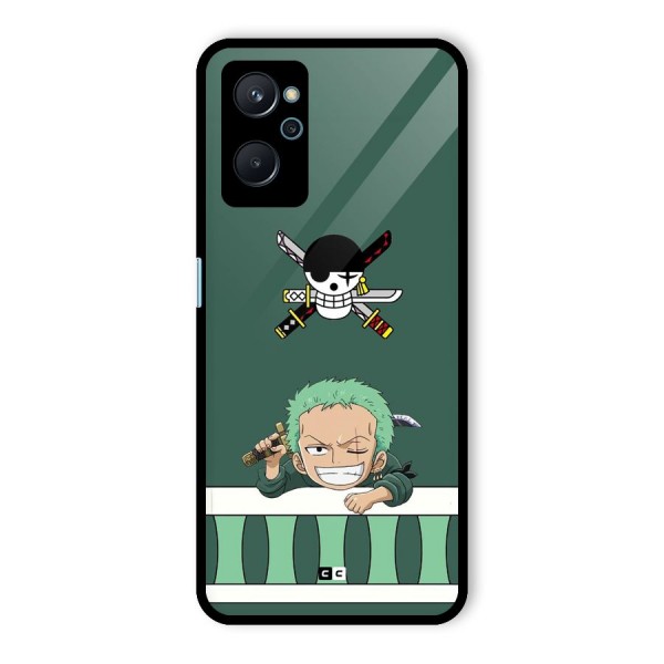 Pirate Hunter Zoro Glass Back Case for Realme 9i