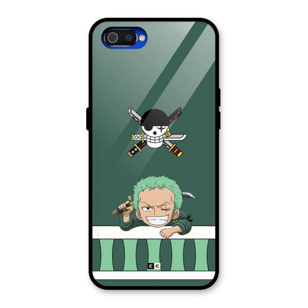 Pirate Hunter Zoro Glass Back Case for Realme C2