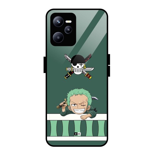 Pirate Hunter Zoro Glass Back Case for Realme C35