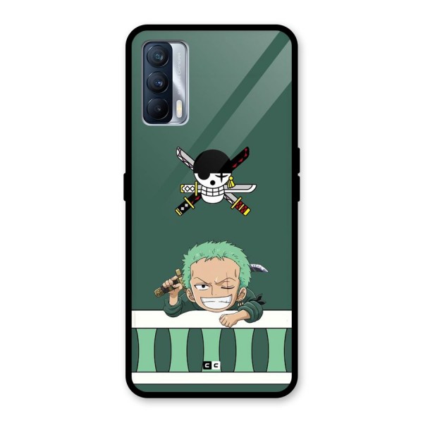 Pirate Hunter Zoro Glass Back Case for Realme X7