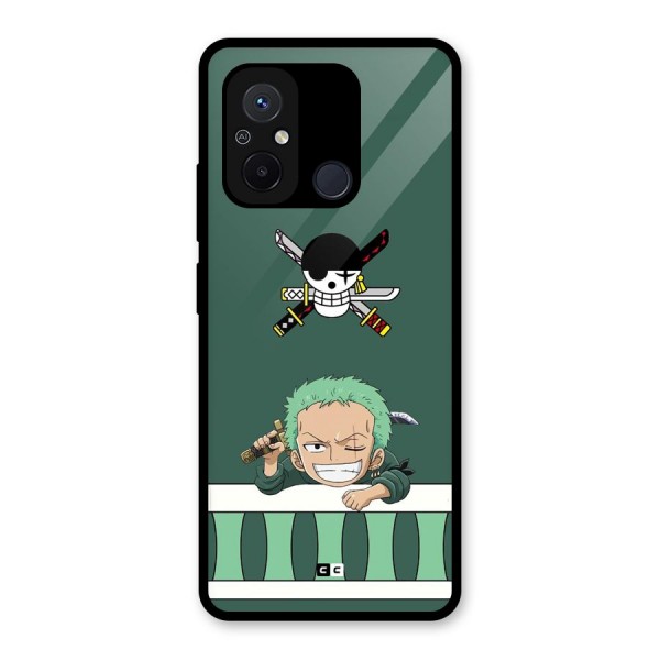 Pirate Hunter Zoro Glass Back Case for Redmi 12C