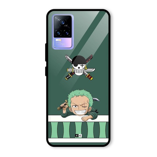 Pirate Hunter Zoro Glass Back Case for Vivo Y73