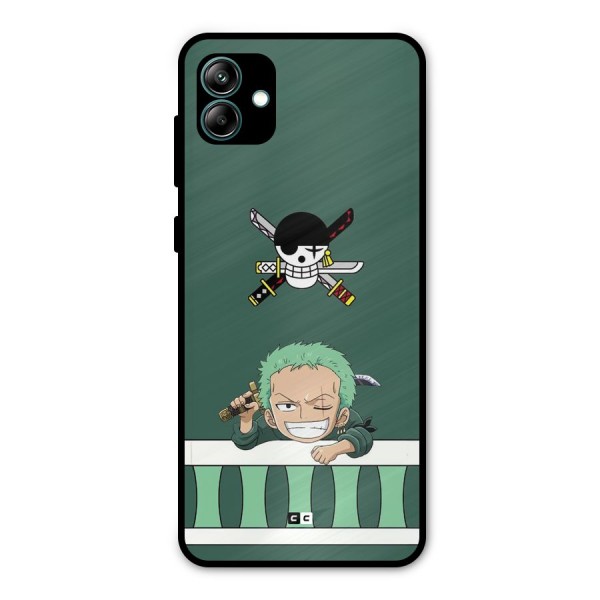 Pirate Hunter Zoro Metal Back Case for Galaxy A04