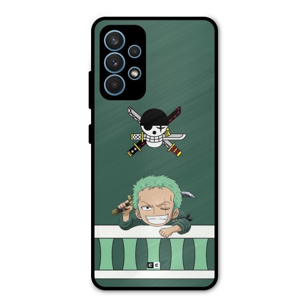 Pirate Hunter Zoro Metal Back Case for Galaxy A32