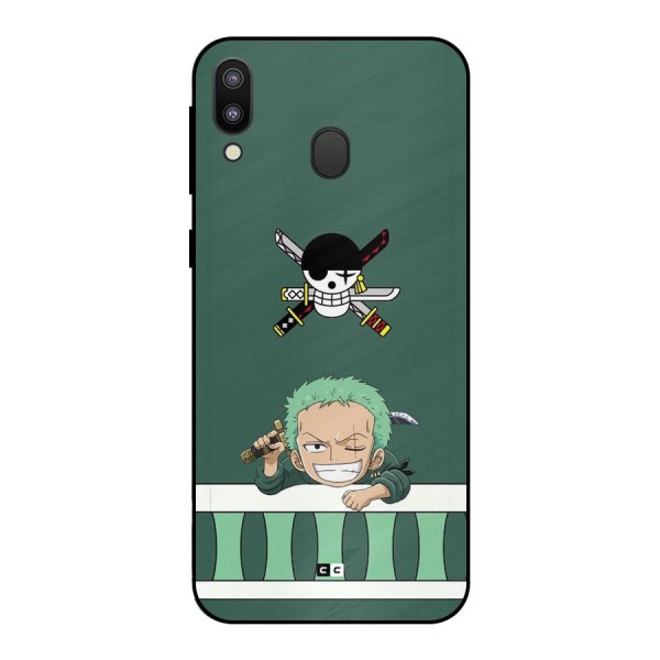 Pirate Hunter Zoro Metal Back Case for Galaxy M20