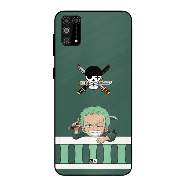 Pirate Hunter Zoro Metal Back Case for Galaxy M31