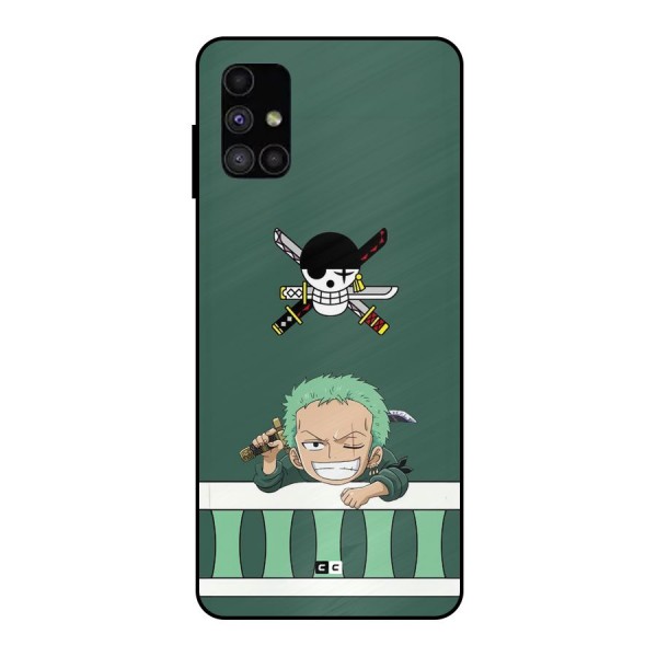 Pirate Hunter Zoro Metal Back Case for Galaxy M51