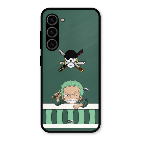 Pirate Hunter Zoro Metal Back Case for Galaxy S23