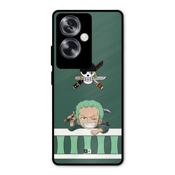 Pirate Hunter Zoro Metal Back Case for Oppo A79 5G