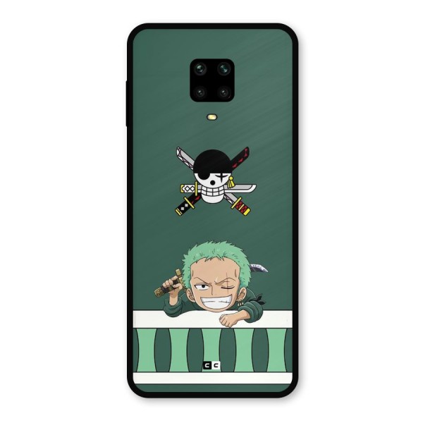 Pirate Hunter Zoro Metal Back Case for Redmi Note 9 Pro