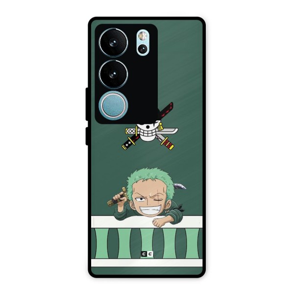 Pirate Hunter Zoro Metal Back Case for Vivo V29