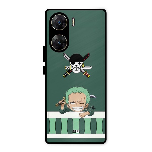 Pirate Hunter Zoro Metal Back Case for Vivo V29e