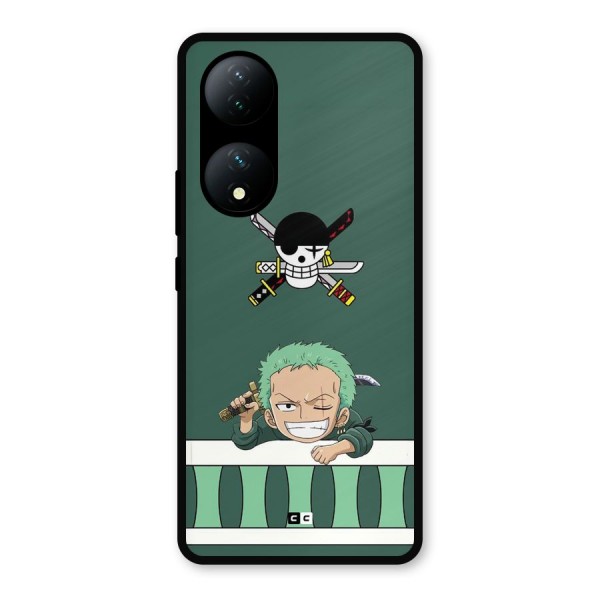 Pirate Hunter Zoro Metal Back Case for Vivo Y100