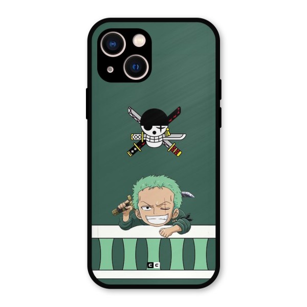 Pirate Hunter Zoro Metal Back Case for iPhone 13