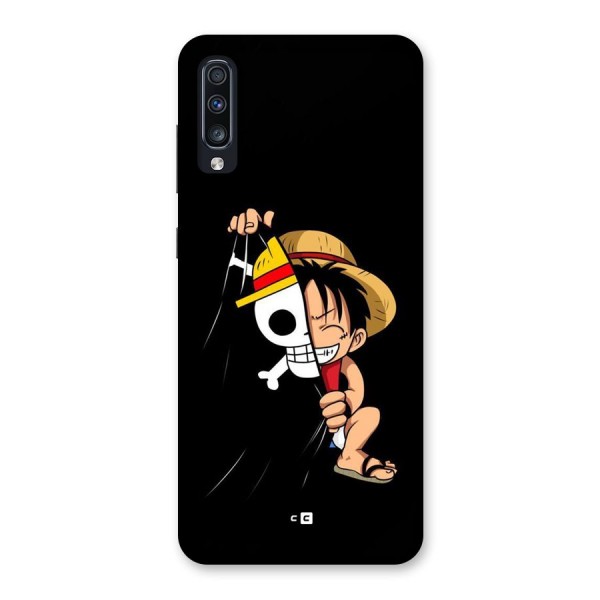 Pirate Luffy Back Case for Galaxy A70s