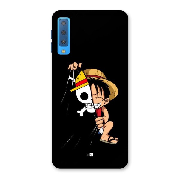 Pirate Luffy Back Case for Galaxy A7 (2018)