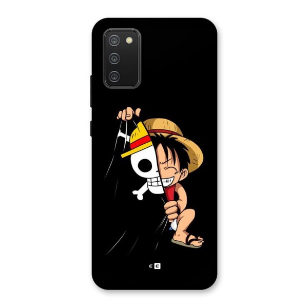 Pirate Luffy Back Case for Galaxy F02s