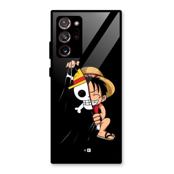 Pirate Luffy Glass Back Case for Galaxy Note 20 Ultra