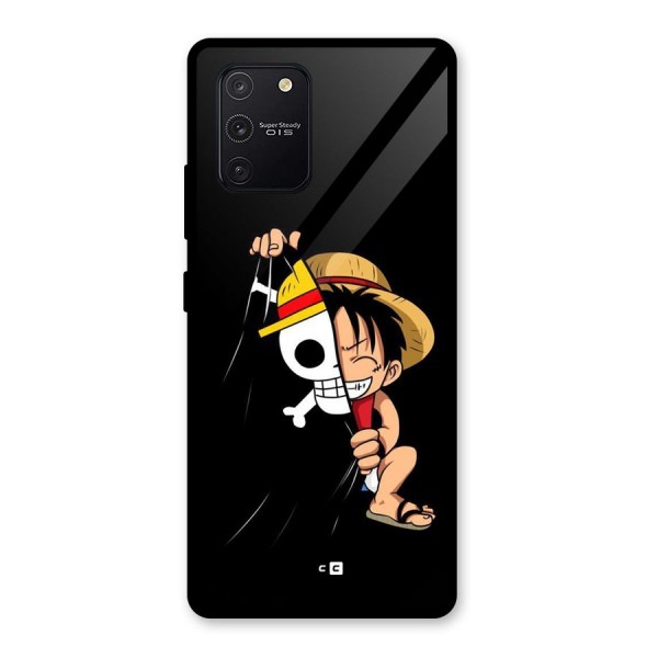 Pirate Luffy Glass Back Case for Galaxy S10 Lite