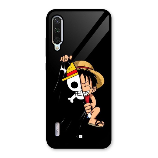 Pirate Luffy Glass Back Case for Mi A3