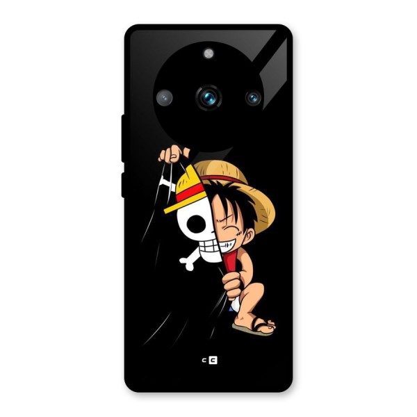 Pirate Luffy Glass Back Case for Realme 11 Pro