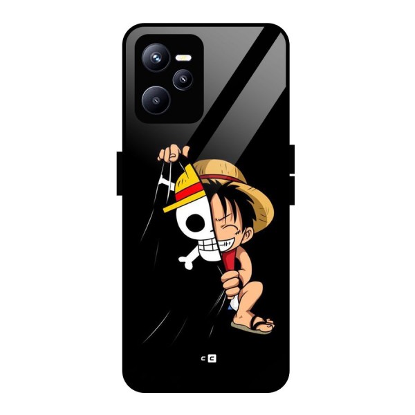 Pirate Luffy Glass Back Case for Realme C35